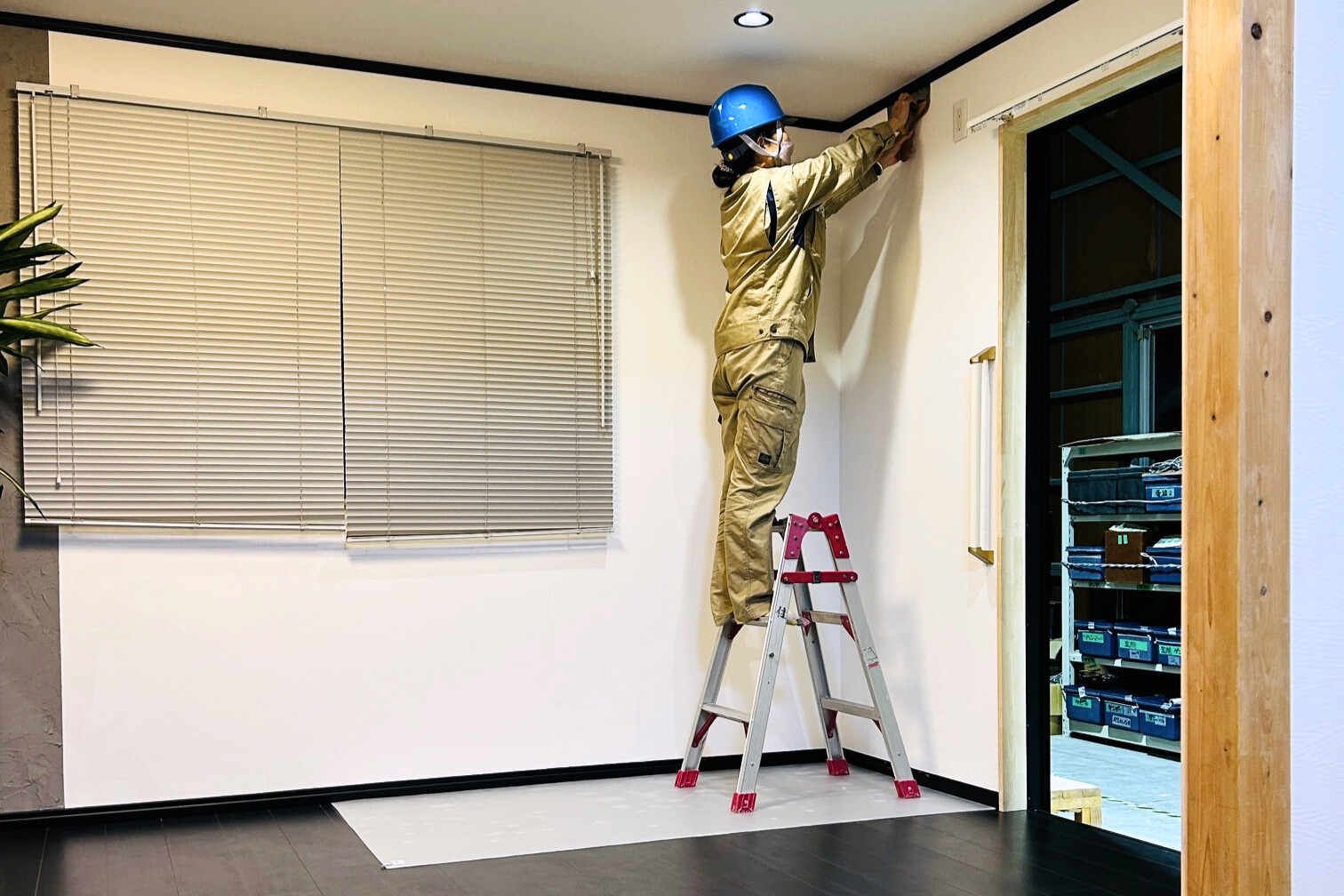 模擬家屋の室内の様子